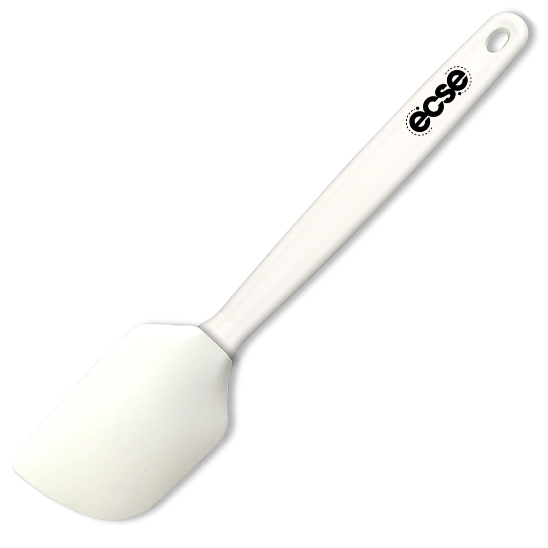 Imprinted - White Handle - White Spatula